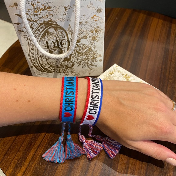 Dior Jewelry Christian Dior Jadior Woven Friendship Bracelet Set Of